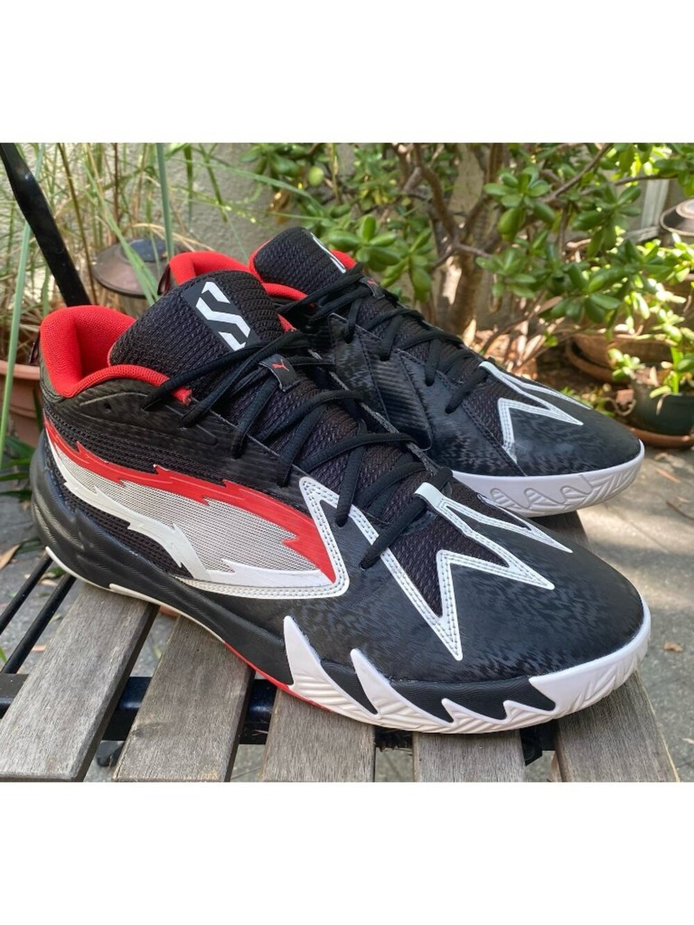 PUMA Scoot Zeros O.D.D City Basketball Shoes Men's Size 13 Black Red 310901-01